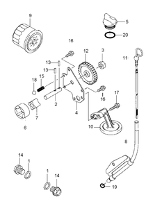 Fd791d-As04 Lubrication-Equipment Diagram and Parts List for M60-KW LC-53AB5GFX750-29HP Cub Cadet Lawn Tractor